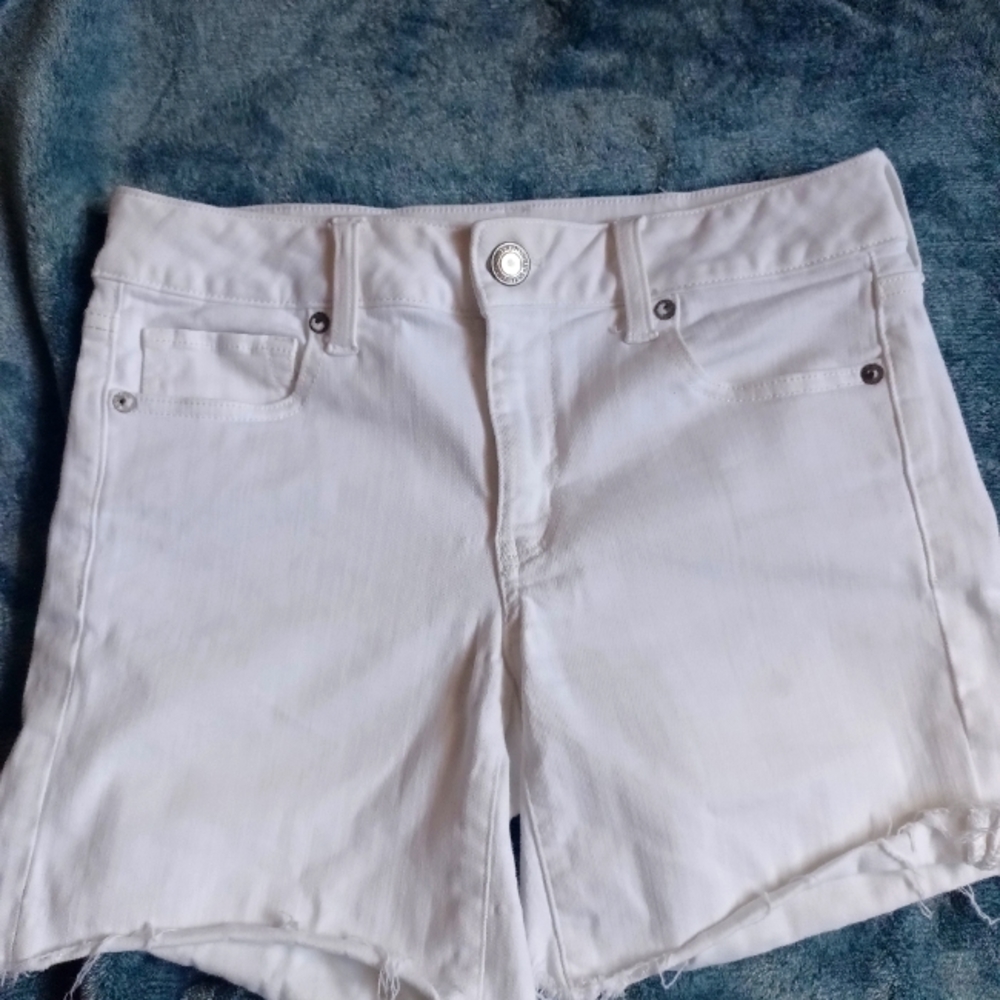 Next level stretch American eagle outfitters white shorts